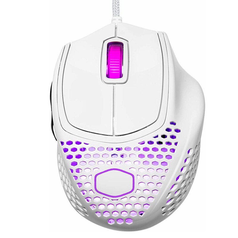 Cooler Master/酷冷至尊 MM720 有线游戏鼠标 RGB 轻质 蜂窝外壳