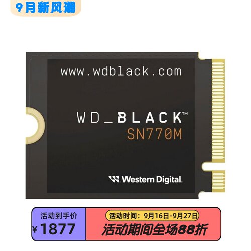 西部数据SN770M内置固态硬盘ROG