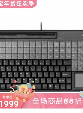 CHERRY/樱桃 G86-61401EUADAA POS有线薄膜键盘 可编程 密钥 办公