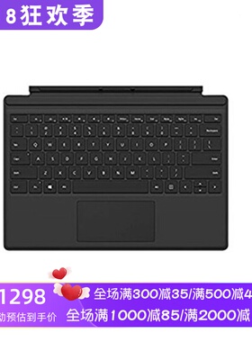 Microsoft/微软 Type Cover Surface平板电脑键盘 黑色 Pro3/Pro4