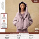 羽绒服冬女蝙蝠袖 EXCEPTION例外女装 短款 连帽宽松休闲羽绒外套