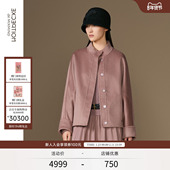 绵羊毛蝙蝠袖 EXCEPTION例外女装 中式 立领设计毛呢外套