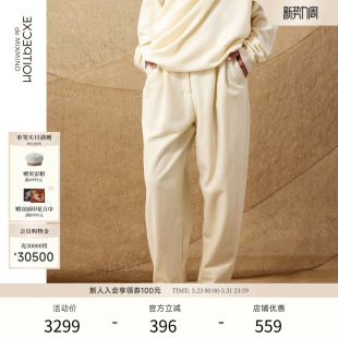 小脚休闲裤 羊毛宽松锥形裤 长 子女春秋款 EXCEPTION例外裤