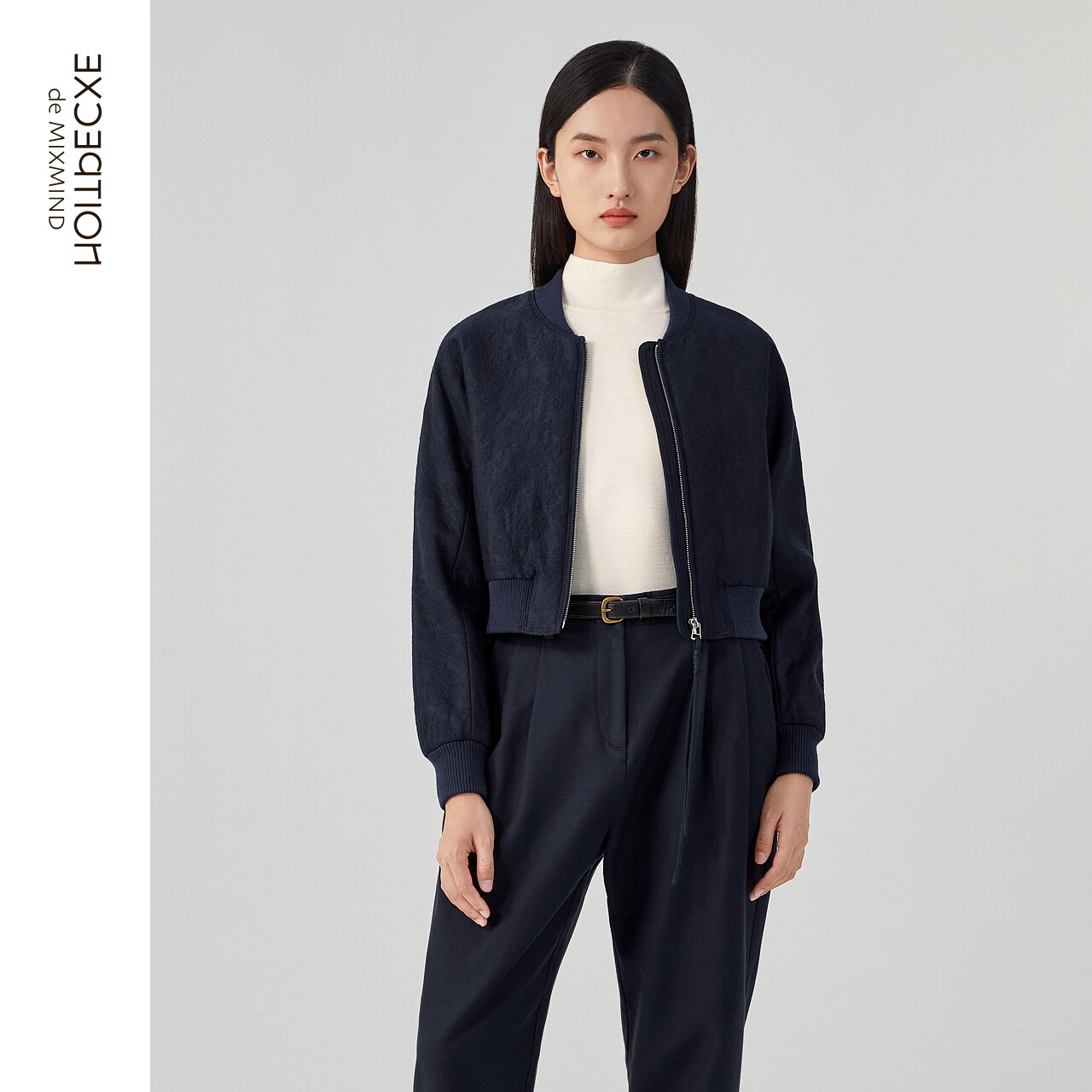 复古短款棉服EXCEPTION休闲
