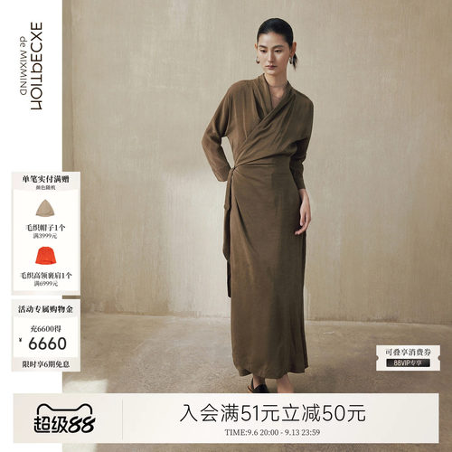 例外优雅女连衣裙女装显瘦日常