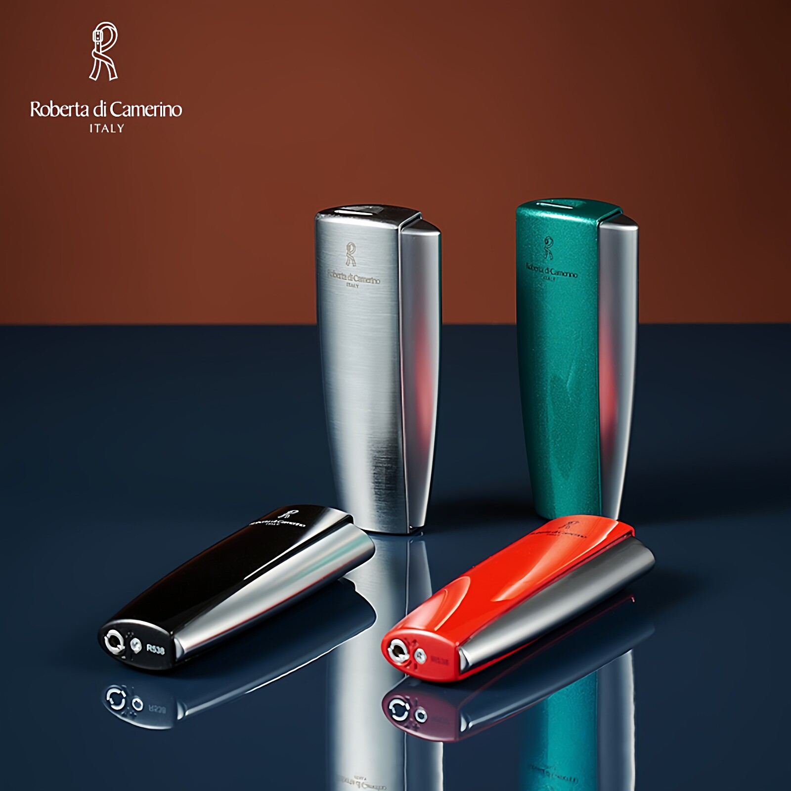 roberta诺贝达充气打火机酒杯款防风扇形直冲创火焰高端个性礼物