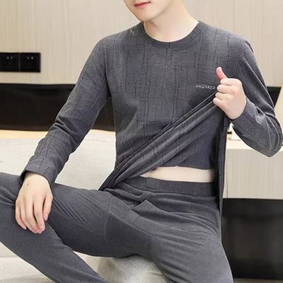 保暖内衣男士套装秋冬季秋衣秋裤青少年大童学生德绒校服内搭神器