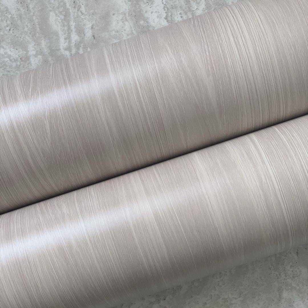 特厚淡灰色仿木纹pvc自粘墙纸 家装自贴壁纸  软装波音软片