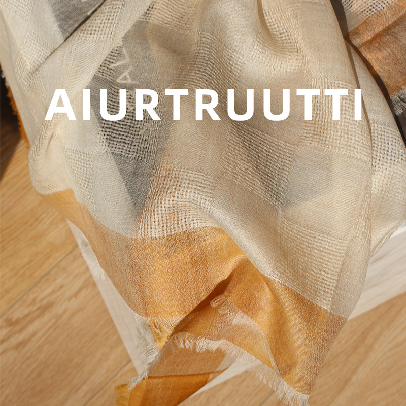 AI家宠粉浪漫春夏纯羊绒披肩方巾