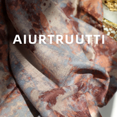 AiurtRuutti意式 设计高审美水溶羊绒围巾 戒指绒外搭秋冬保暖披肩