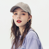 AI韩版 帽子女春夏防晒帽遮阳帽 百搭鸭舌帽 软顶棒球帽 韩版