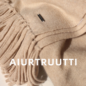 毒家限量重奢 AI家意式 山羊绒长流苏围巾 秋冬外搭大保暖披肩女