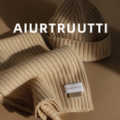 高智风登峰坑条围巾帽子套装 AI家意式 纯羊绒 优渥男女情侣