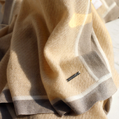 AiurtRuutti意式 王般奢雅纯山羊绒围巾 软糯坠入云端秋冬外搭披肩