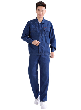 夏季薄款牛仔工作服套装防烫