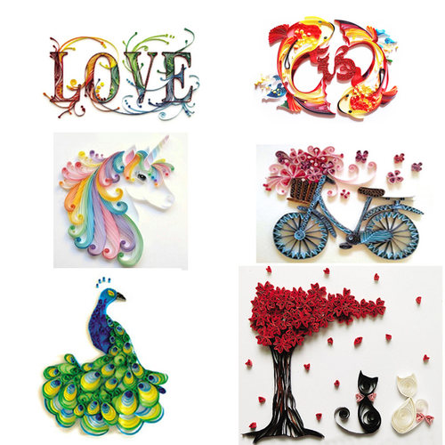 衍纸材料包套装立体手工diy