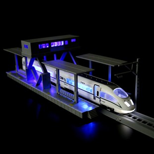 仿真和谐号crh380a模型380B高铁动车合金火车玩具港铁动感号列车