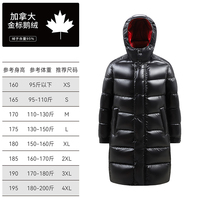 蒙口羽皇輕奢可脫卸帽長款鵝絨服