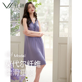 家居服大码 背心妈妈睡衣2026新款 连衣裙 薄款 轩靓莫代尔睡裙女夏季