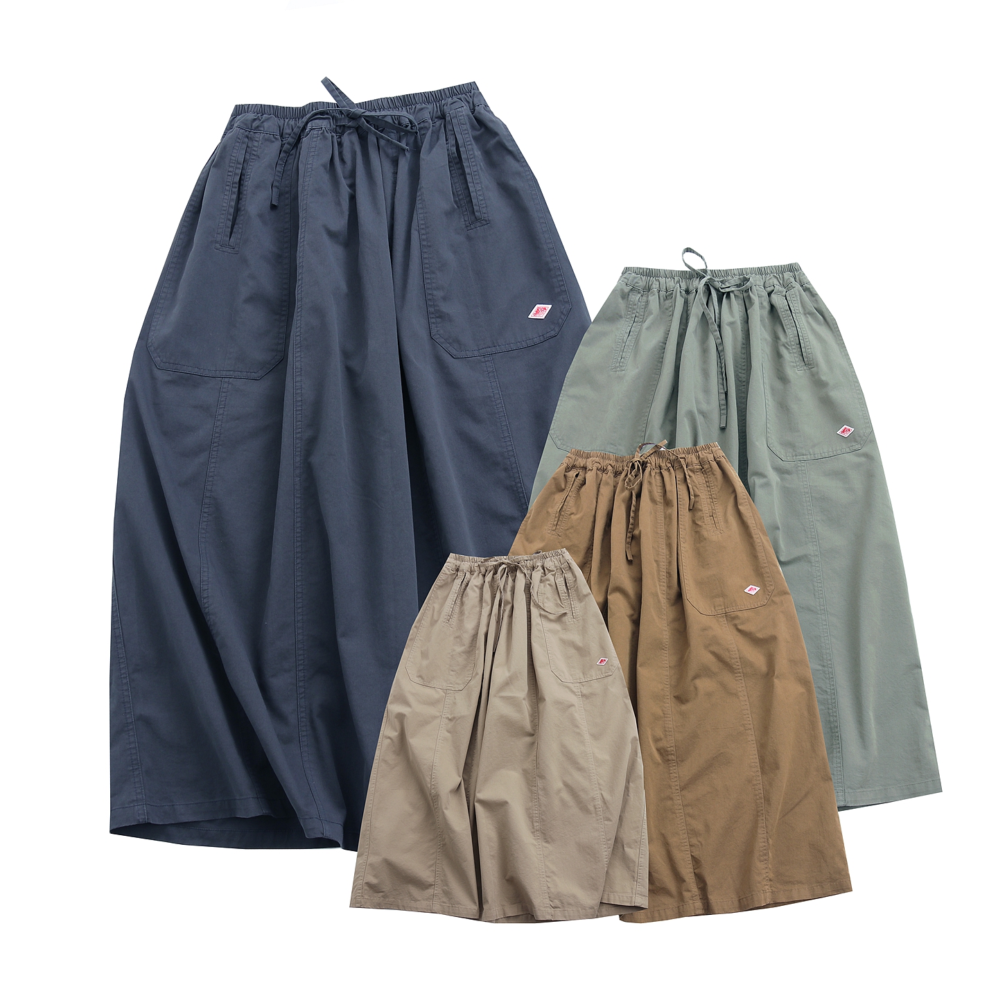 2025年新款日系复古文艺显瘦宽松休闲女装设计感工装半身裙长裙潮