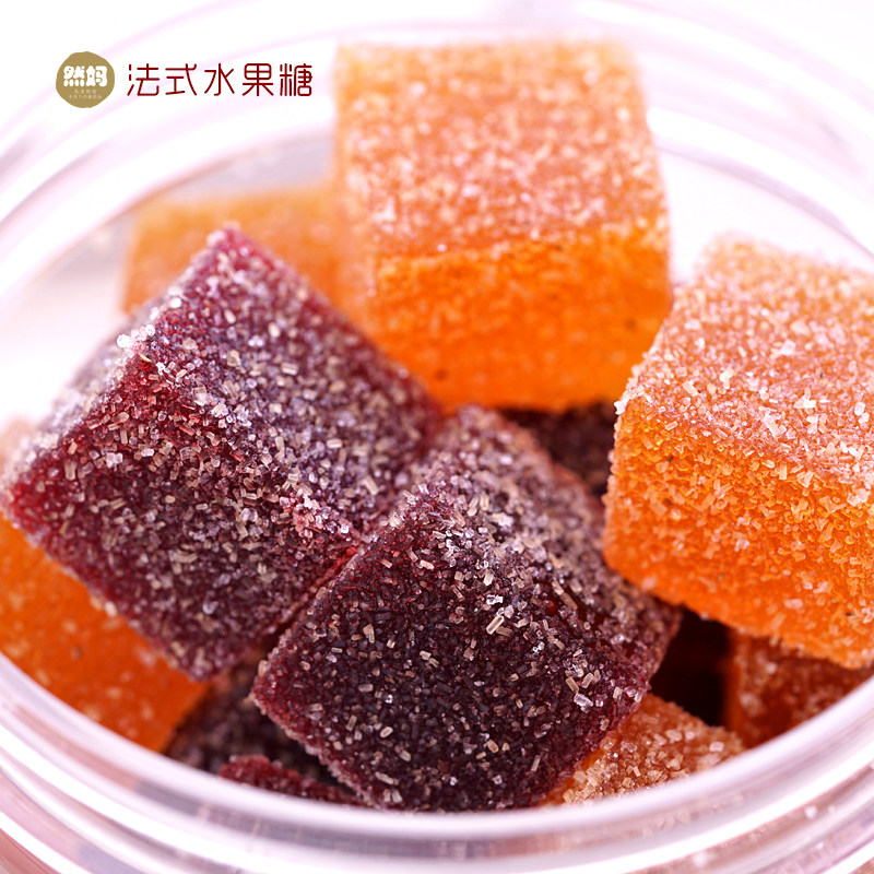 法式水果软糖  草莓百香果 然妈手工糖果 办公室单独小包装零食