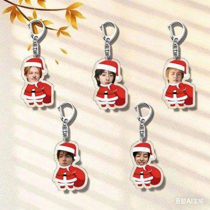 cortis钥匙扣马丁金主训圣诞节可爱亚克力创意装饰挂件创意纪念品