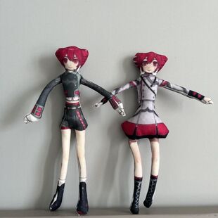 重音世界初音未来玩偶抽象老鼠干铁丝活动骨架公仔手脚可动teto