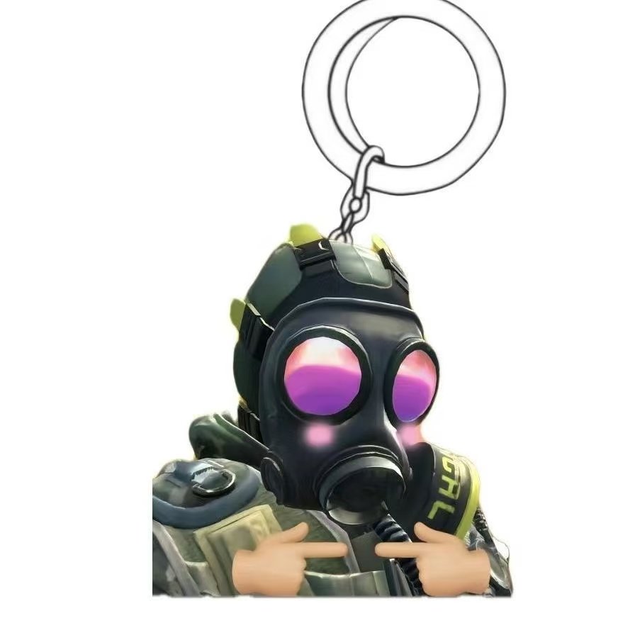 新款csgo探员恶搞表情亚克力钥匙扣清晰可爱书包挂件玩具潮玩个性