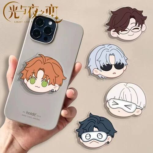 光与夜之恋周边可爱Q版萧逸齐司礼陆沉查理苏夏鸣星手机气囊支架