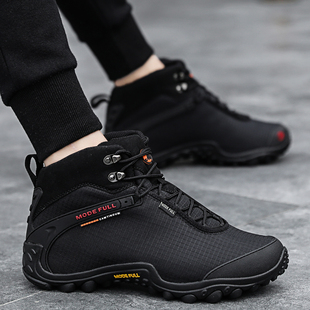 麦乐登山鞋男士户外防水防滑高帮运动徒步轻便春季旅游徒步爬山鞋