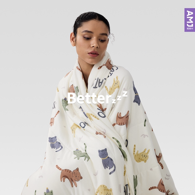 艾美家夏季薄款裸睡透气机洗被