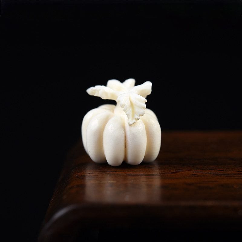 mk3083玉版纳珠宝 天然猛犸象牙南瓜吊坠挂件猛犸象牙挂牌饰品