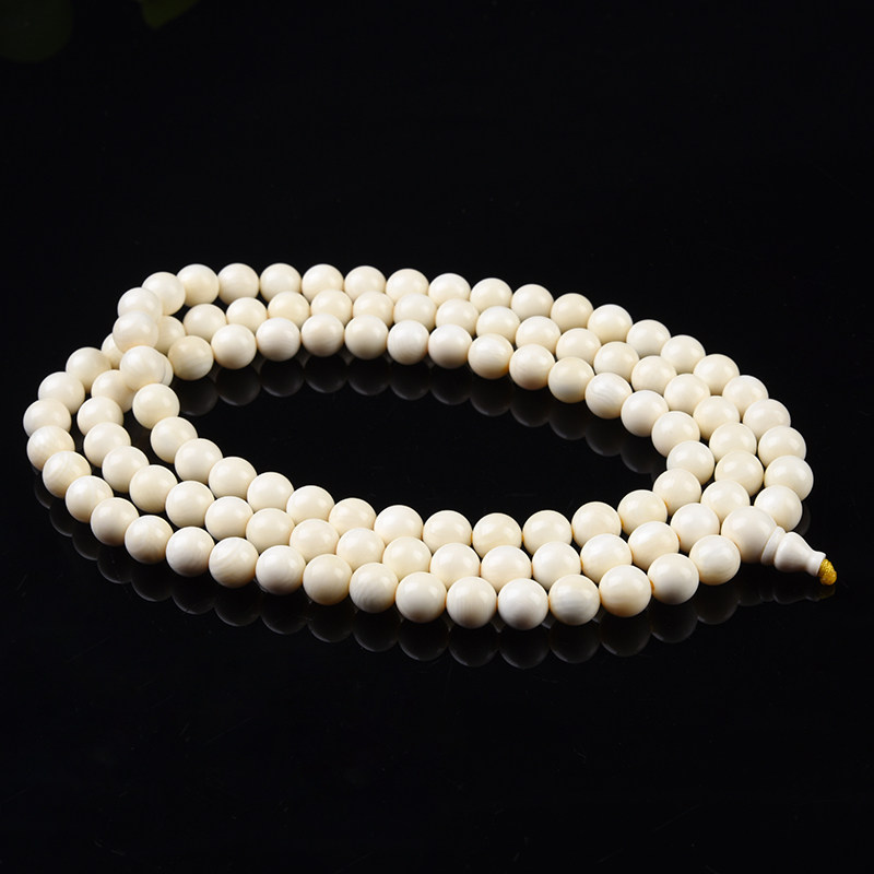 MK3054果敢珠宝 天然猛犸象牙佛珠项链猛犸手链手串满纹圆珠手链|ruв категории Украшения,ювелирные изделия, ожерелье - от Buy2taobao.com для оказания профессиональной услуги покупки агента Taobao