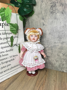 可爱熊头套陶瓷娃出口创意摆件礼品节日婚礼礼物全面升级 2023新款