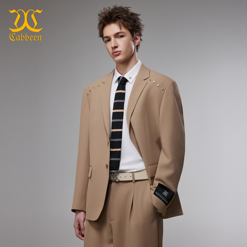 商场同款卡宾休闲西服2026春季男款商务通勤西装外套2261133001