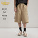 短裤 卡宾复古工装 男装 2026夏季 户外大口袋七分裤 新款 休闲百搭