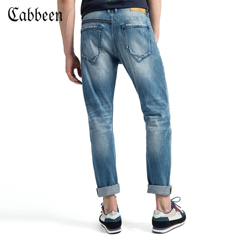 Jeans pour jeunesse CABBEEN en coton pour automne - Ref 1483583 Image 3