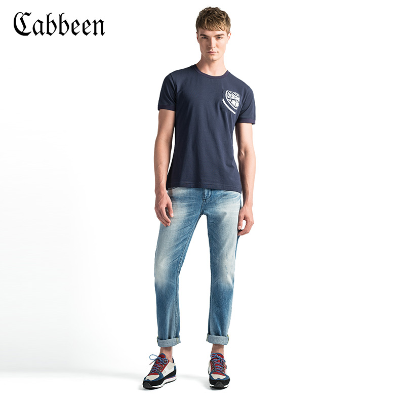 Jeans pour jeunesse CABBEEN en coton pour automne - Ref 1483583 Image 5