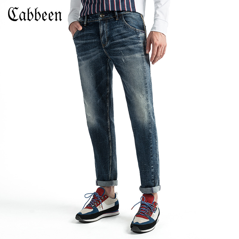 Jeans pour jeunesse CABBEEN en coton pour automne - Ref 1483852 Image 2