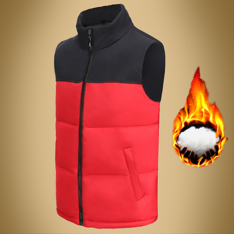 定制羽绒棉马甲男女款广告工作服