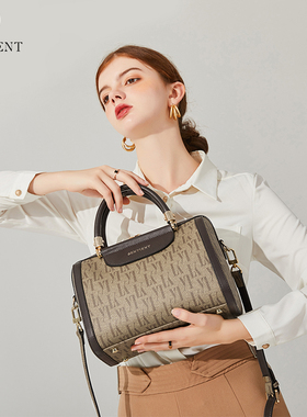 SENTIENT裸包说大牌香港正品经典波士顿枕头单肩手提妈妈包包女包