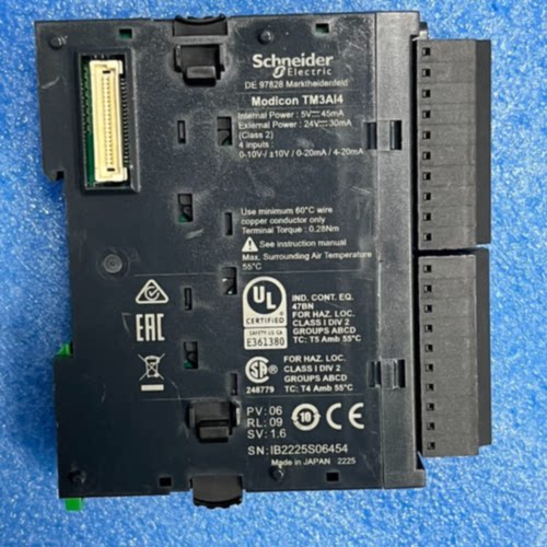 几乎全新Schneider Modicon TM3AI4模块—议价