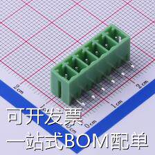 KF2EDGR-3.81-6P 插拔式接线端子 板端/插座-闭口 3.81mm 排数:1