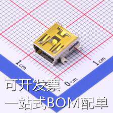 U-M-M5SS-W-2 USB连接器 Mini-B 母座 现货