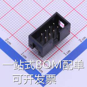MTB10-08S IDC连接器(牛角/简牛) 每排P数:4 2x4P 排数:2 2.54mm