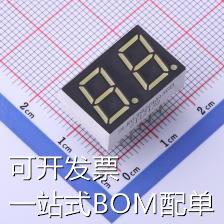 SLR0392DWA3BD LED数码管 0.39英寸 白光 两位共阳数码管 现货