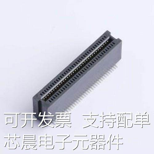 HEV68LP03BK 金手指连接器 1.27mm P数:68P SMD,P=1.27mm原装正品