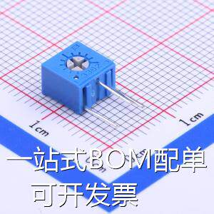 3362X-1-204LF 可调电阻/电位器 200kΩ ±10% 原装现货