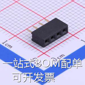 2543U-104CNG1SNT01 排母 2mm 1x4P U型/环保耐高温/镀金 存储器