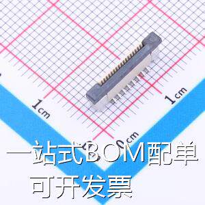 0.5K-A-17PBF FFC/FPC连接器 0.5mm P数:17P 抽屉式 单侧触点/垂